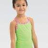 Kvinder Dolfin Swimwear One Pieces | Girls Uglies Lime Gron Criss-Cross Back One Piece Badedragt