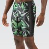 Mænd Dolfin Swimwear Konkurencedragter | Xtrasleek Galactic Green Spliced Jammer Badedragt Til Maend