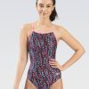 Kvinde Dolfin Swimwear One Pieces | Kvinde Uglies V-Back One Piece Badedragt: Dizzy Dots