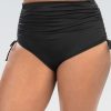 Kvinder Dolfin Swimwear Separater | Kvinder Aquashape Sort Justerbar Hojtaljet Moderat Brief Badedragt Underdel