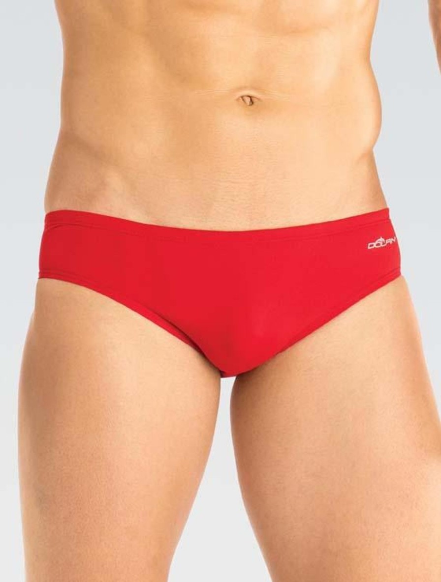 Mænd Dolfin Swimwear Racere | Herre Xtrasleek Spandex Solid Red Team Racer