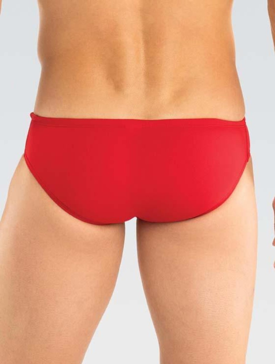 Mænd Dolfin Swimwear Racere | Herre Xtrasleek Spandex Solid Red Team Racer