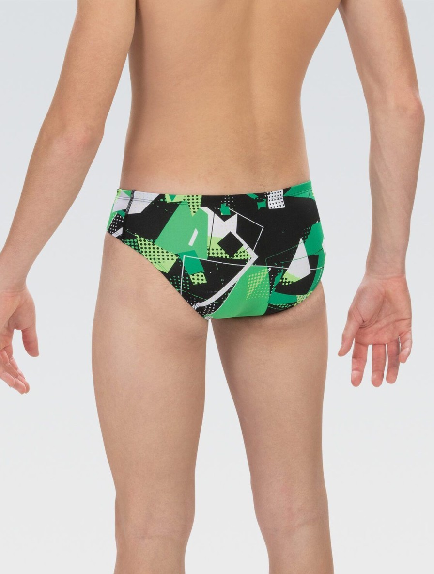 Mænd Dolfin Swimwear Konkurencedragter | Reliance Renegade Gron All-Over Racer-Badedragt Til Maend