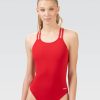 Kvinde Dolfin Swimwear Konkurencedragter | Reliance Kvinde Rod Double X Back One Piece Badedragt