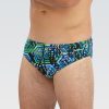 Mænd Dolfin Swimwear Konkurencedragter | Herre Reliance Hive All-Over Racer - Bla/Gron