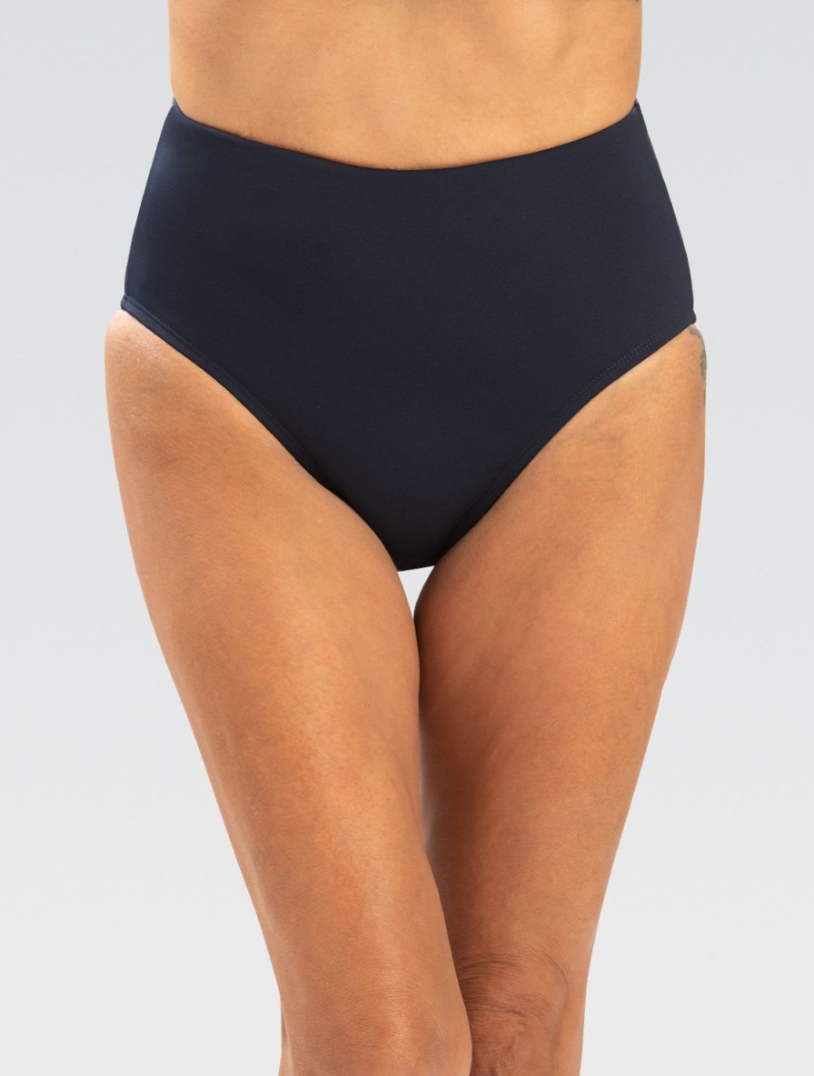 Kvinder Dolfin Swimwear Separater | Kvinde Aquashape Hojtaljet Moderne Trusse: Navy