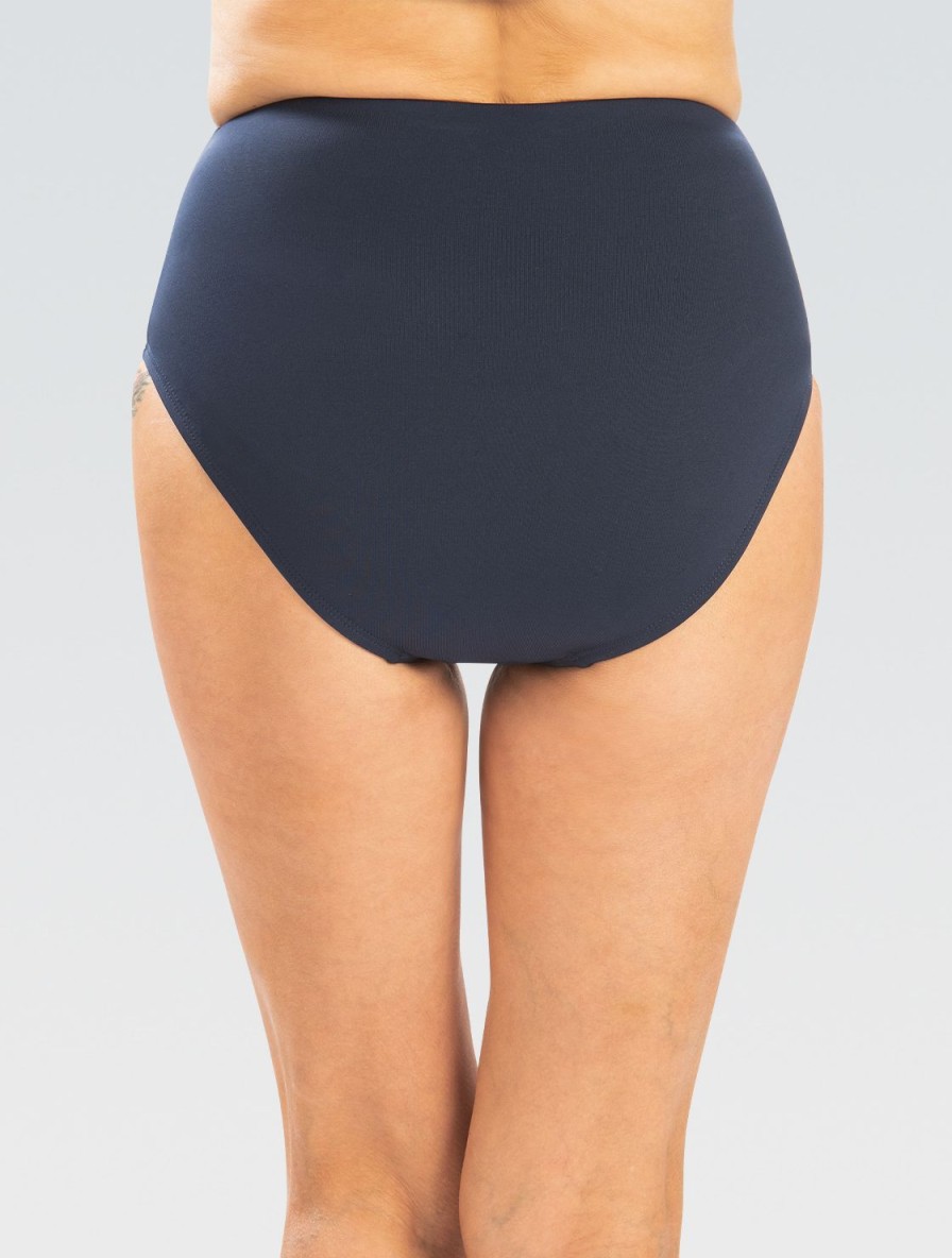 Kvinder Dolfin Swimwear Separater | Kvinde Aquashape Hojtaljet Moderne Trusse: Navy