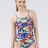 Kvinde Dolfin Swimwear One Pieces | Kvinde Uglies V-Back One Piece Badedragt: Delta