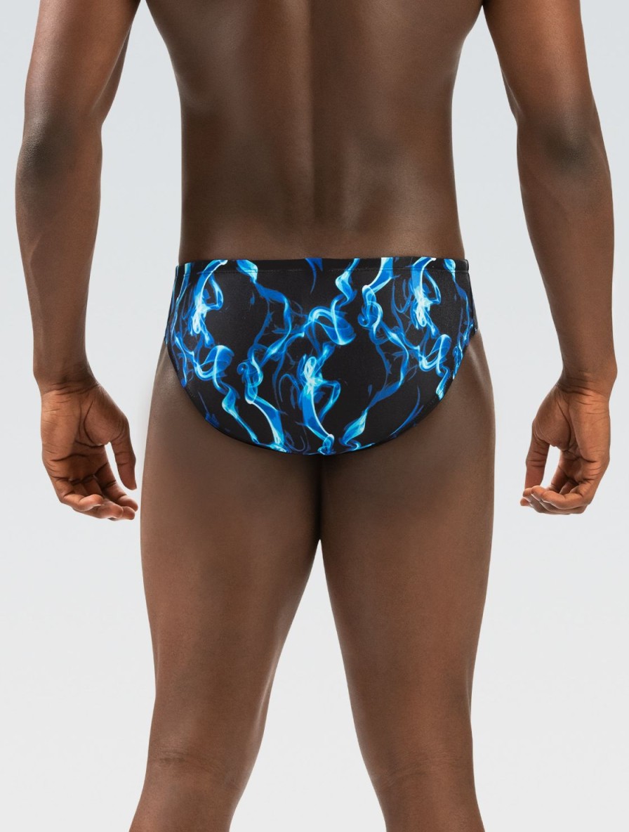 Mænd Dolfin Swimwear Racere | Reliance Herre All Over Vapor Blue Printet Racer Badedragt