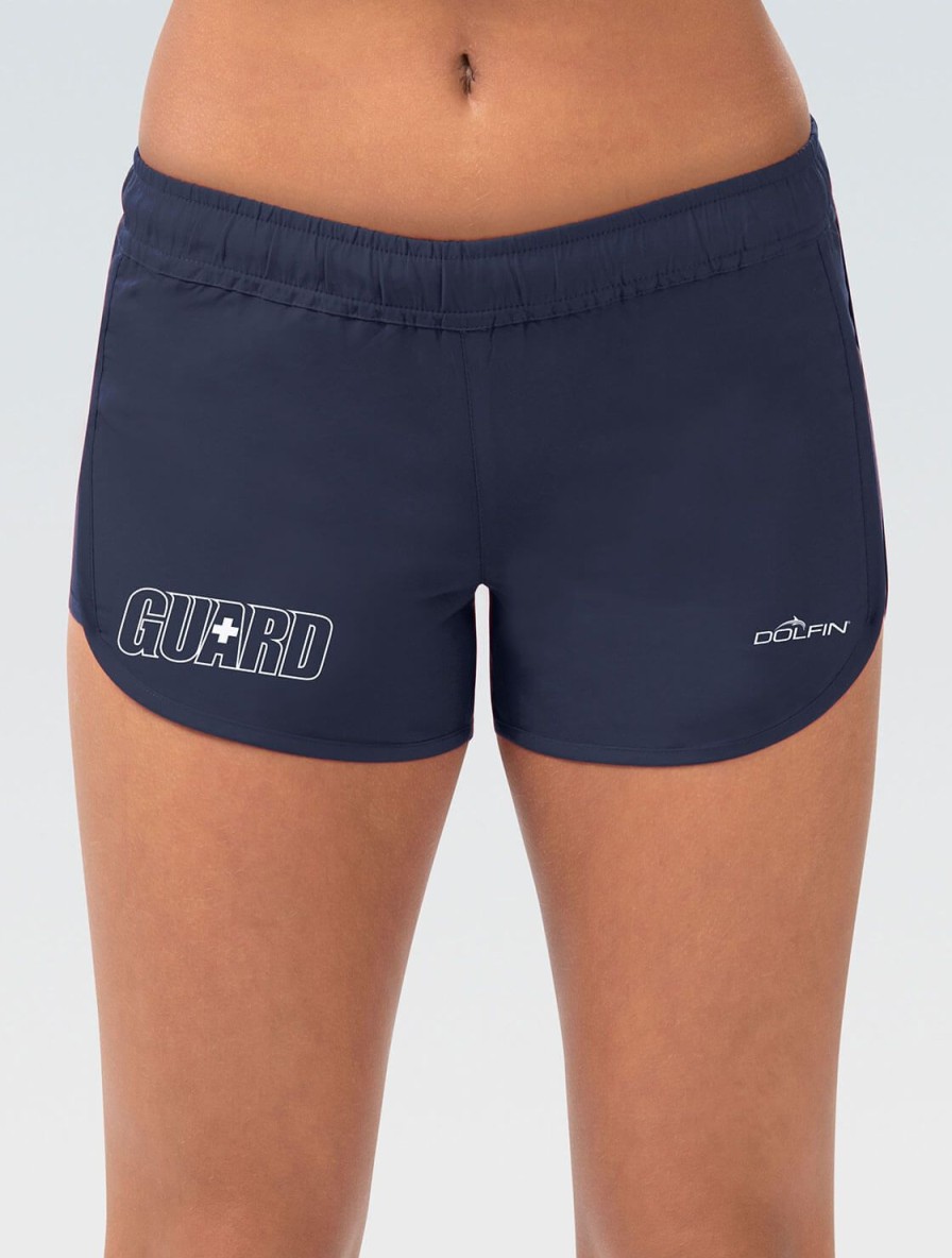 Kvinde Dolfin Swimwear Vægttøj | Kvinde Guard Navy Warm-Up Shorts