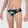 Mænd Dolfin Swimwear Konkurencedragter | Reliance Herre Renegade Bla Og Gron All-Over Racer Badedragt