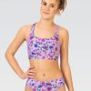 Kvinde Dolfin Swimwear To Stykker | Uglies Kvinde Pinwheel Asymmetrisk Workout Todelt Badedragt