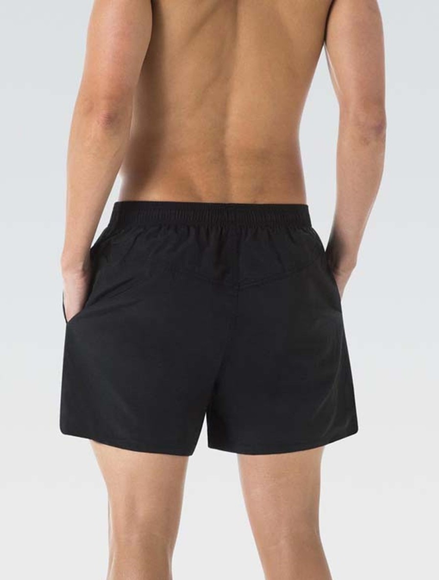 Here Dolfin Swimwear Vægtudstyr | Herre Guard Solid Black 5 Tommer Water Shorts