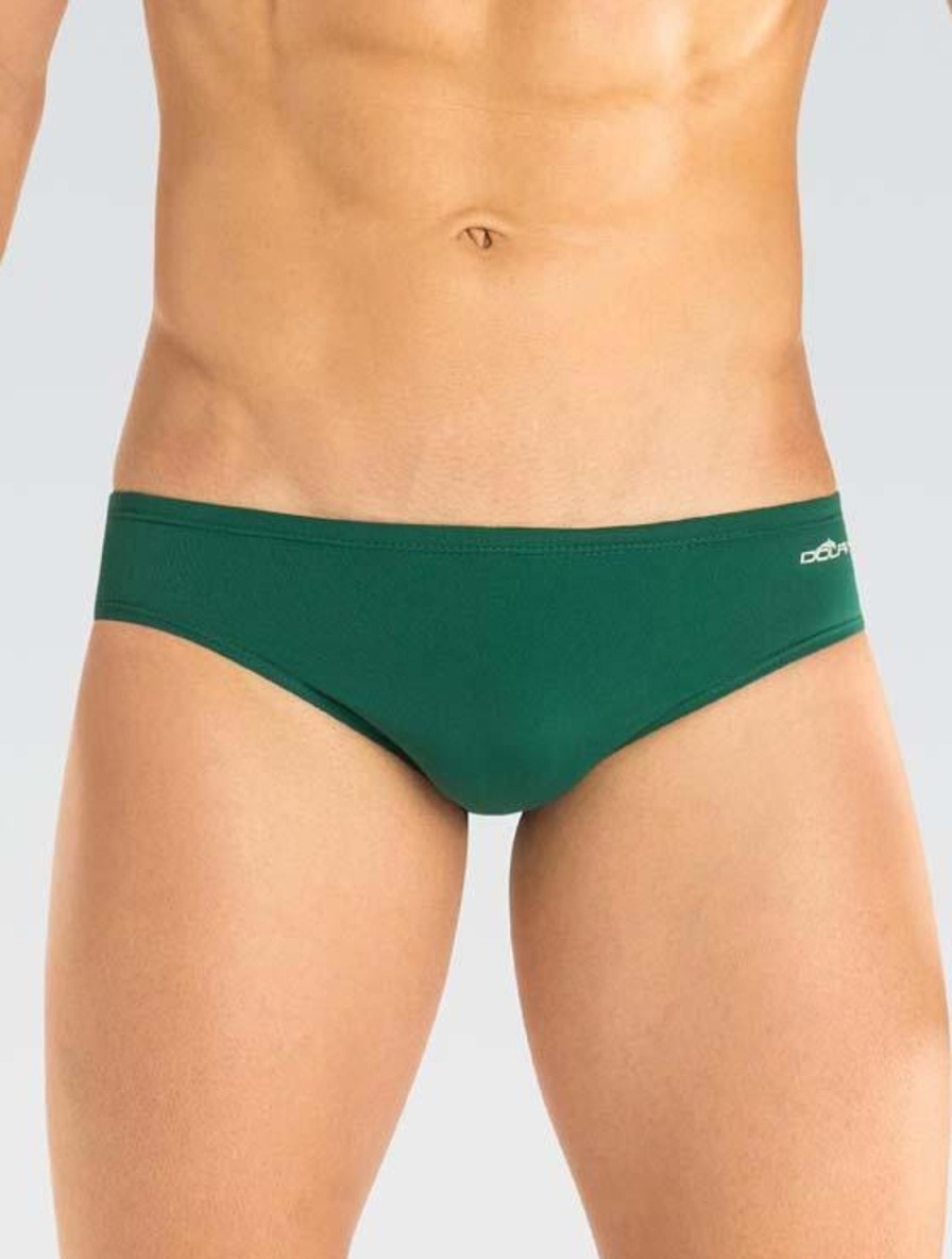 Mænd Dolfin Swimwear Racere | Herre Xtrasleek Spandex Solid Green Team Racer