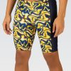 Mænd Dolfin Swimwear Konkurencedragter | Xtrasleek Surge Navy Og Guld Splejset Jammer Badedragt Til Maend