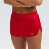 Kvinde Dolfin Swimwear Træningsdragter | Ensfarvet Rod Cover-Up Shorts Til Kvinder