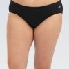 Kvinder Dolfin Swimwear Separater | Kvinde Aquashape Black Contemporary Brief