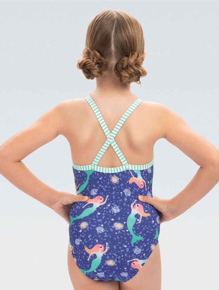 Kvinder Dolfin Swimwear One Pieces | Girls Uglies Mermaid Criss-Cross Ryg One Piece Suit