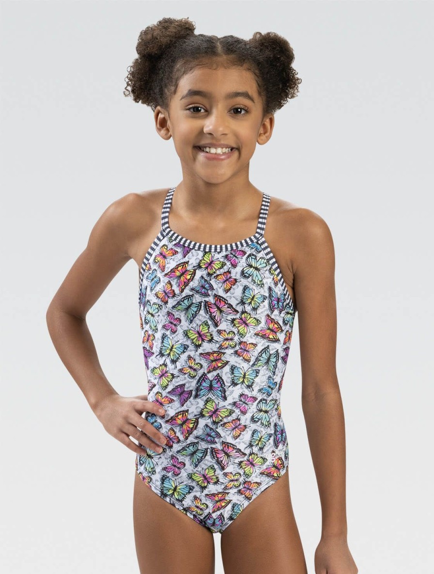 Kvinder Dolfin Swimwear One Pieces | Girls' Uglies Keyhole Back One Piece: Fly Away