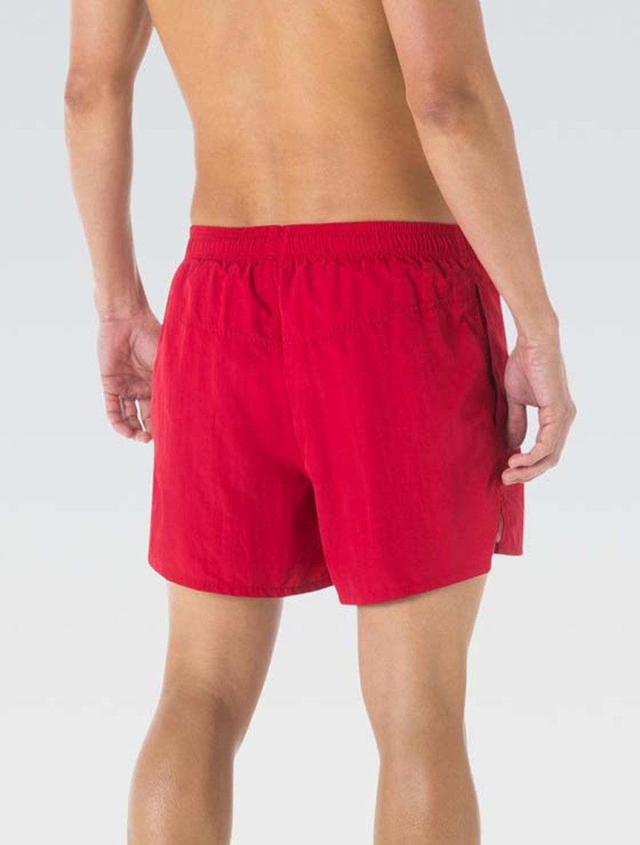 Here Dolfin Swimwear Vægtudstyr | Herre Guard Solid Red 5 Tommer Water Shorts