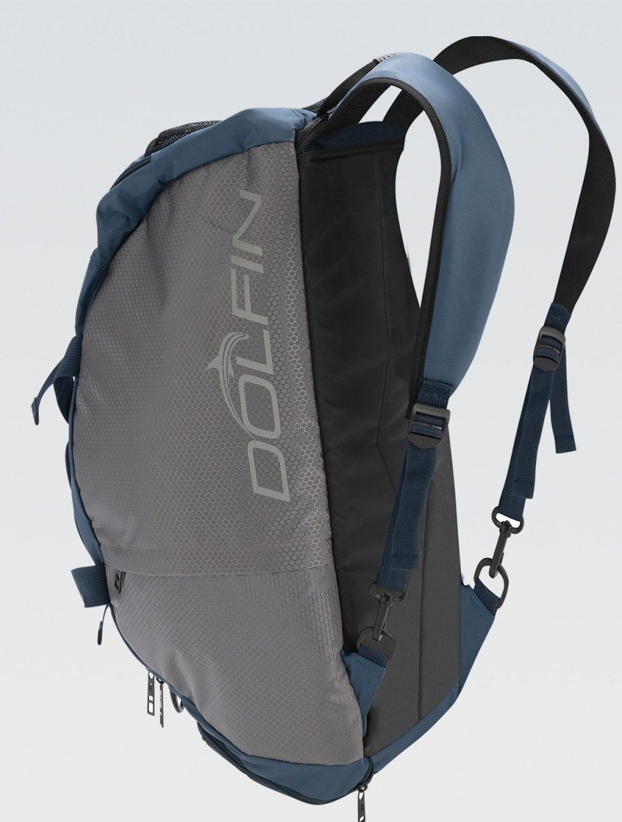 Tilbehør Dolfin Swimwear | Navy 2-I-1 Rygsaek Duffel