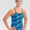 Kvinde Dolfin Swimwear Konkurencedragter | Women'S Reliance Inferno Blue V-Back 1-Piece