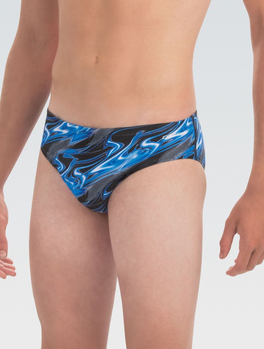 Mænd Dolfin Swimwear Konkurencedragter | Maends Reliance Inferno Blue All-Over Racer