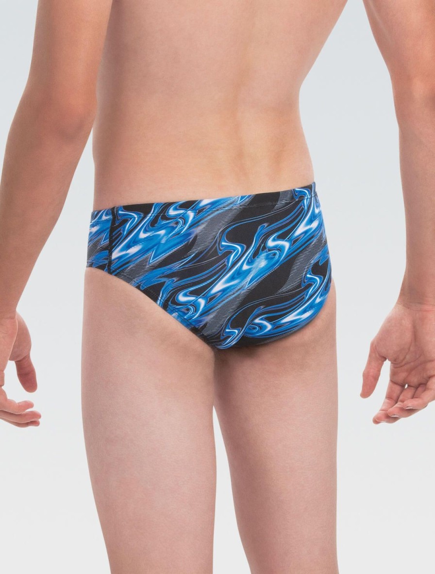 Mænd Dolfin Swimwear Konkurencedragter | Maends Reliance Inferno Blue All-Over Racer