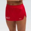 Kvinde Dolfin Swimwear Vægttøj | Solid Red Guard Cover-Up Shorts Til Kvinder