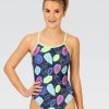 Kvinde Dolfin Swimwear One Pieces | Uglies Kvinde Gemstruck Double Strap Back One Piece Badedragt