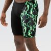 Here Dolfin Swimwear Jammers | Reliance Maends Trykt Vapor Gron Og Farveblokeret Ben Jammer Badedragt