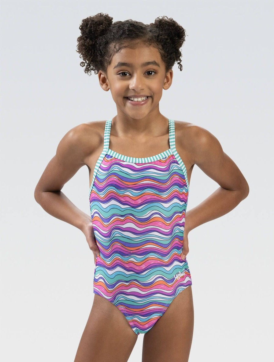 Kvinder Dolfin Swimwear One Pieces | Pigers Uglies Cross Cross Back One Piece: Wiggle