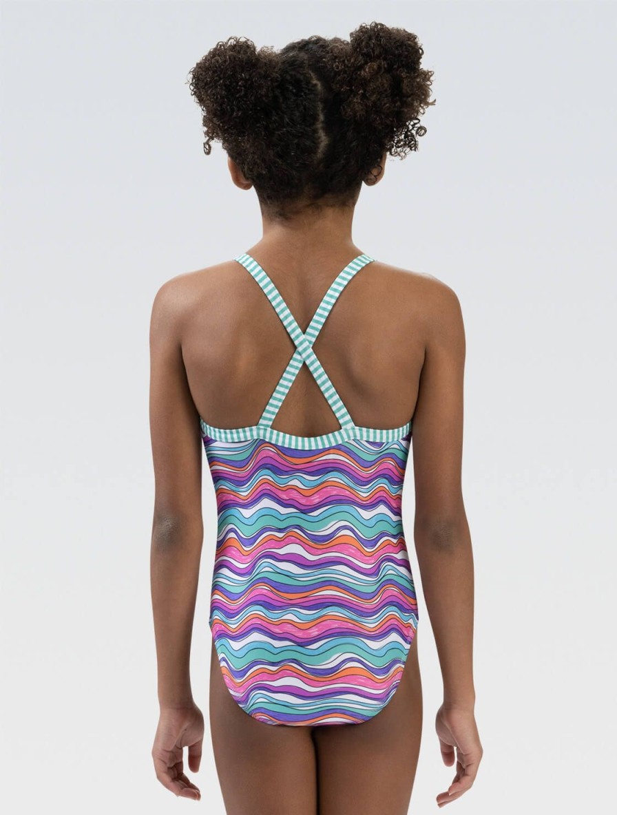 Kvinder Dolfin Swimwear One Pieces | Pigers Uglies Cross Cross Back One Piece: Wiggle