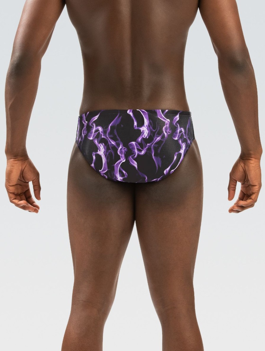 Mænd Dolfin Swimwear Konkurencedragter | Reliance Herre All Over Vapor Purple Printet Racer-Badedragt