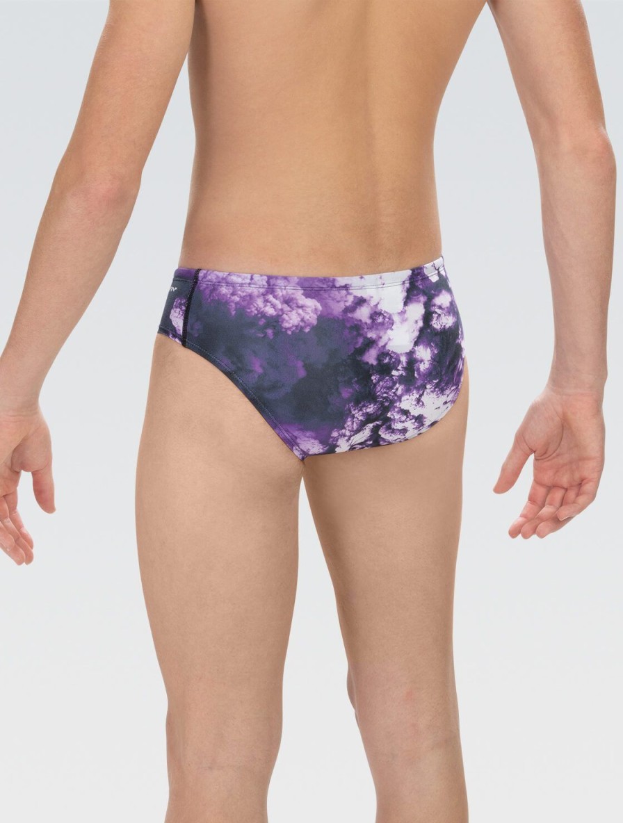 Mænd Dolfin Swimwear Konkurencedragter | Reliance Cyclone Purple All-Over Racer Badedragt Til Maend