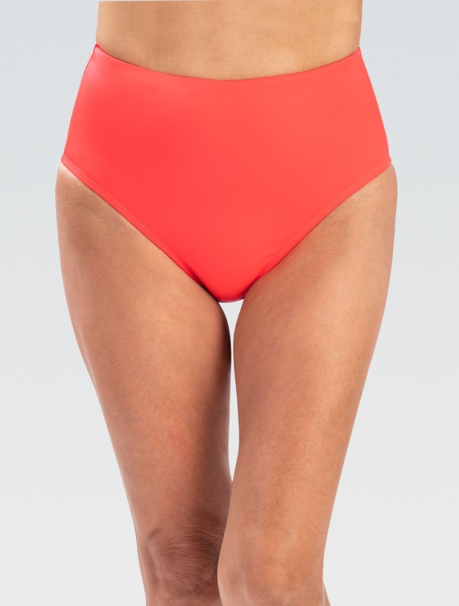 Kvinder Dolfin Swimwear Separater | Kvinders Aquashape Hojtaljede Moderne Trusse: Coral Spice