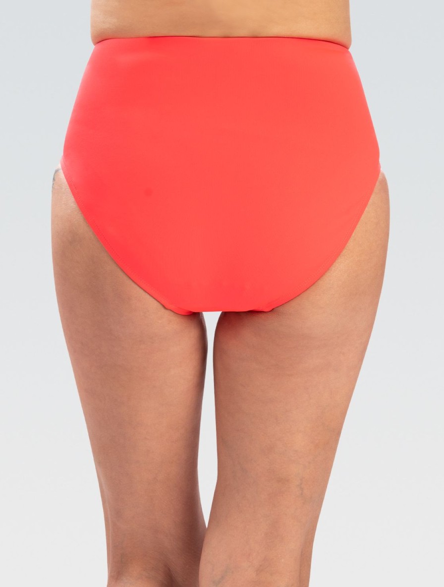 Kvinder Dolfin Swimwear Separater | Kvinders Aquashape Hojtaljede Moderne Trusse: Coral Spice