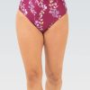 Kvinder Dolfin Swimwear Separater | Kvinders Aquashape Hojtaljede Moderne Trusse: Blossom