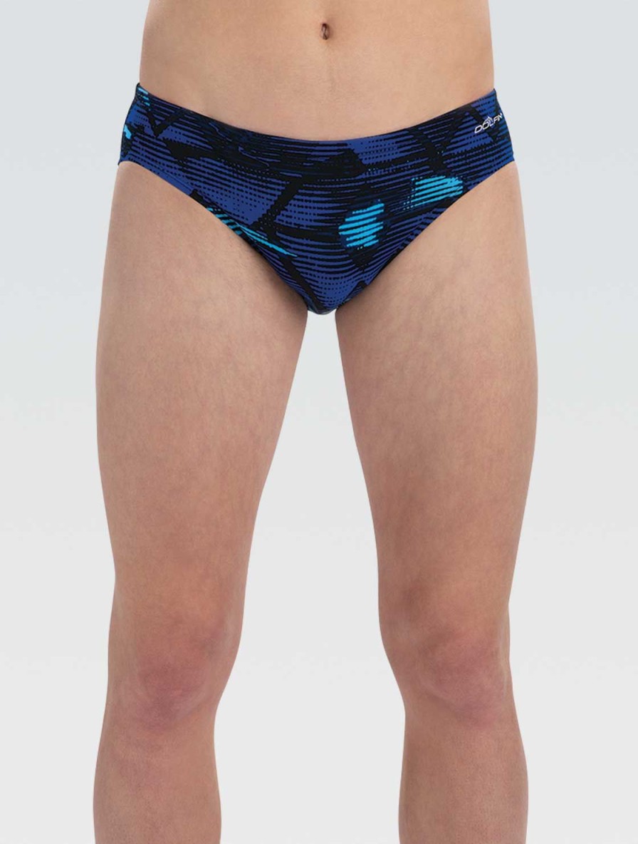 Mænd Dolfin Swimwear Konkurencedragter | Maends Reliance Blue Eclipse All-Over Racer