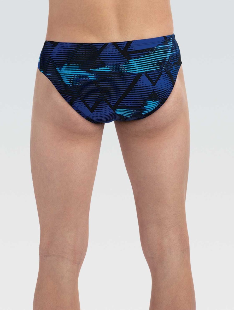 Mænd Dolfin Swimwear Konkurencedragter | Maends Reliance Blue Eclipse All-Over Racer