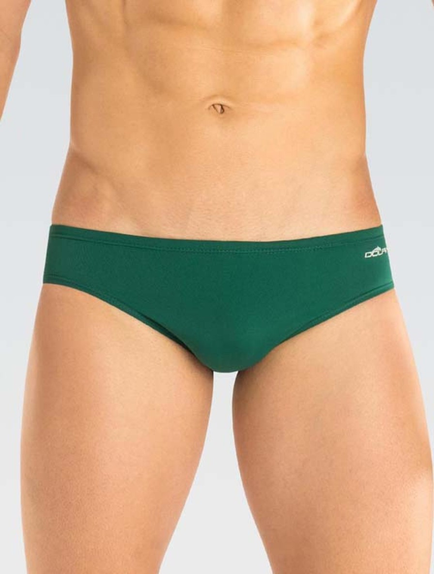 Mænd Dolfin Swimwear Racere | Reliance Forest Green Solid Racer Til Maend