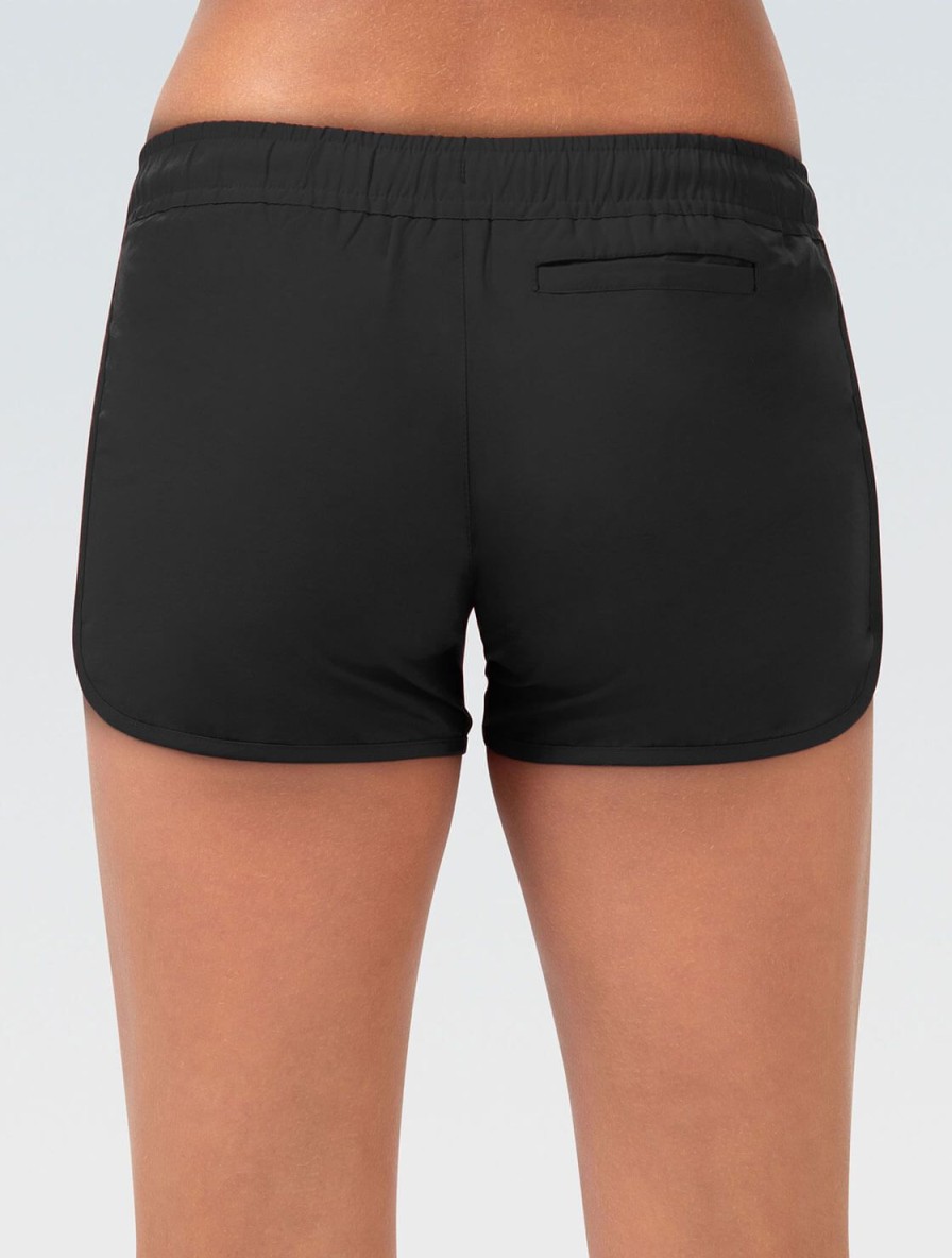 Kvinde Dolfin Swimwear Vægttøj | Women'S Guard Sorte Opvarmningsshorts