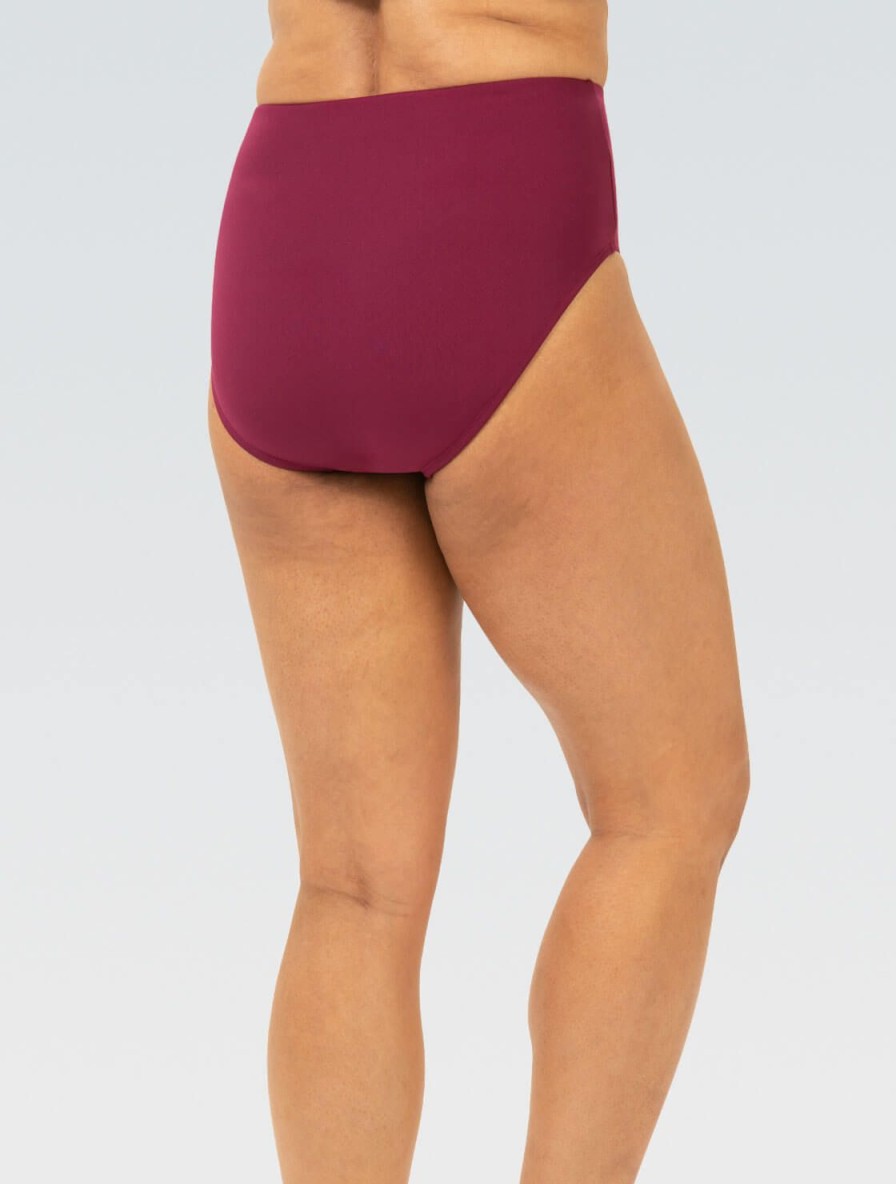 Kvinder Dolfin Swimwear Separater | Kvinde Aquashape Hojtaljet Moderne Trusse: Cabernet