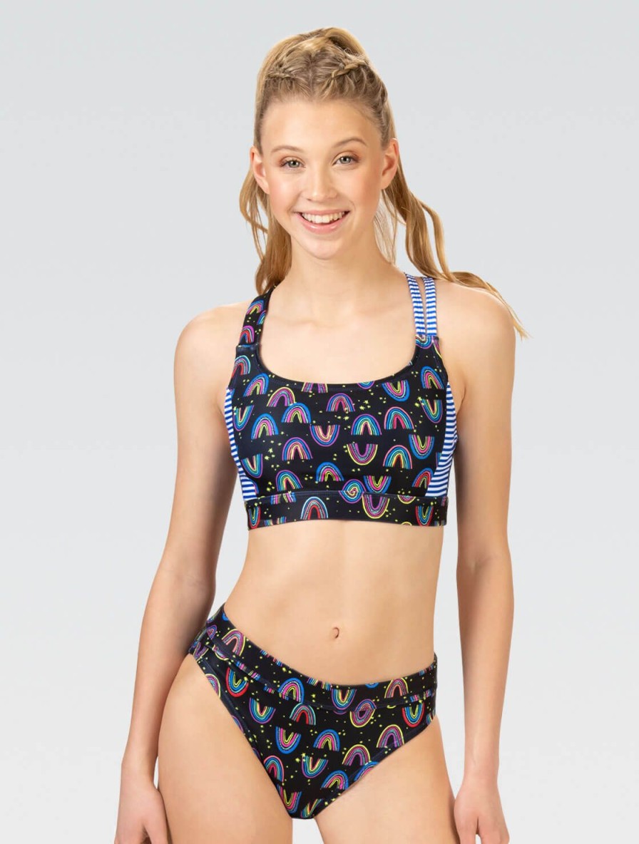 Kvinde Dolfin Swimwear To Stykker | Uglies Women'S Be Happy Asymmetrisk Workout Todelt Badedragt